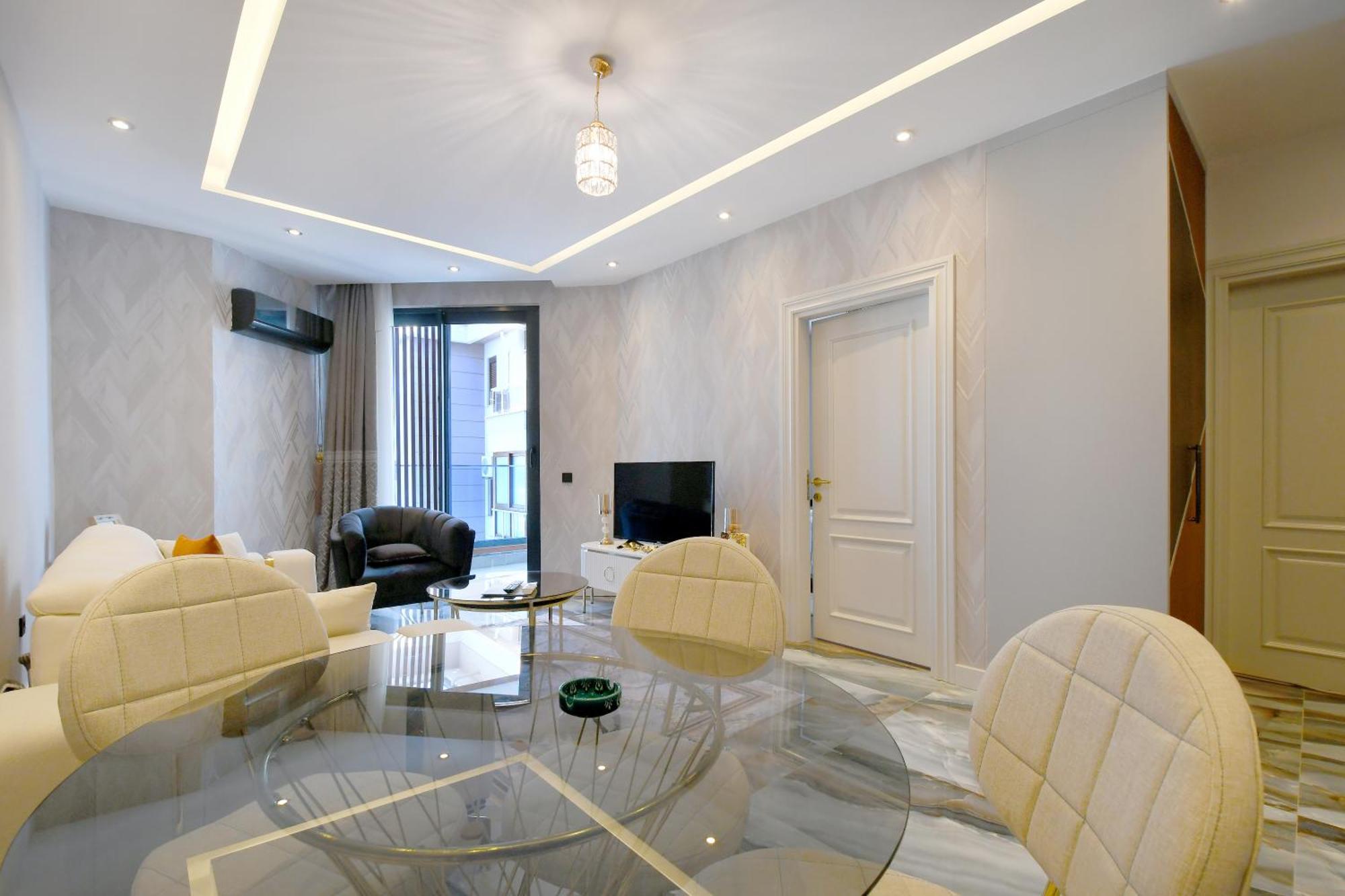 0027 Serenity Royal Luxury 1-bedroom In Seafront Premium Complex In Oba, * Alanya
